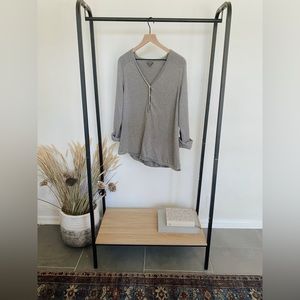 Cozy grey oversized sweater